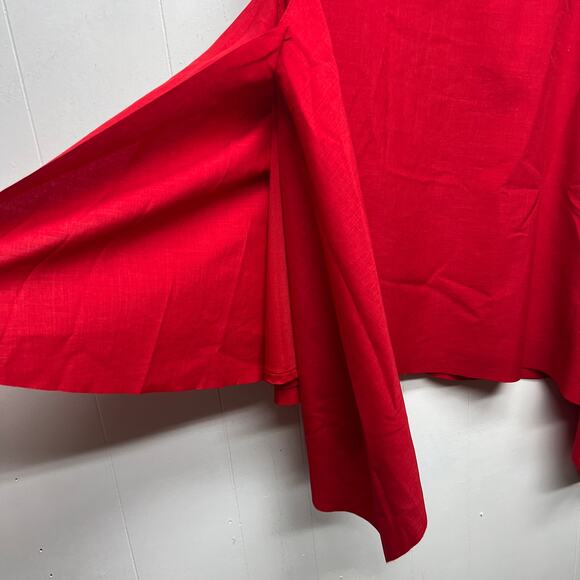 Truth & Style Womens Top 2X Shark Bite Hem Party Cocktail Event Holiday Romantic - Picture 6 of 16